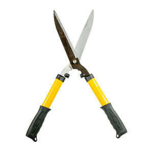 Commercial yellow and black ride-on-mower.