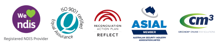 Logos of entities Eximm are accredited by or registered with.