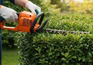 Eximm provide professional hedge trimming services as part of our Garden Maintenance on the Gold Coast