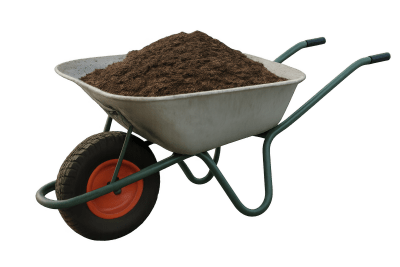 Commercial yellow and black ride-on-mower.