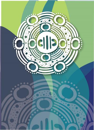 The brand and story behind Eximm - Build. Secure. Maintain, portrayed in a custom Indigenous artwork by local artist Christine slabb.